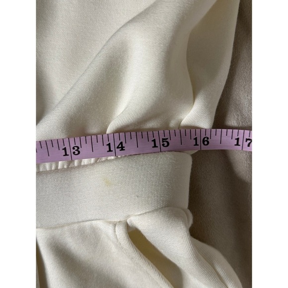 Varley Cream White Full Zip Tracksuit Jumpsuit Jogger Lounge Athleisure Large - Picture 7 of 11